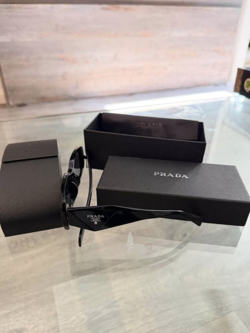Prada 1ABS0 Unisex PR17WS Sunglasses Excellent Condition New - Picture 8 of 8